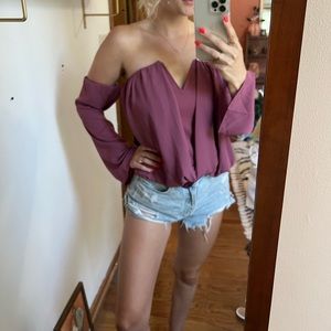 Buckle off the shoulder top!